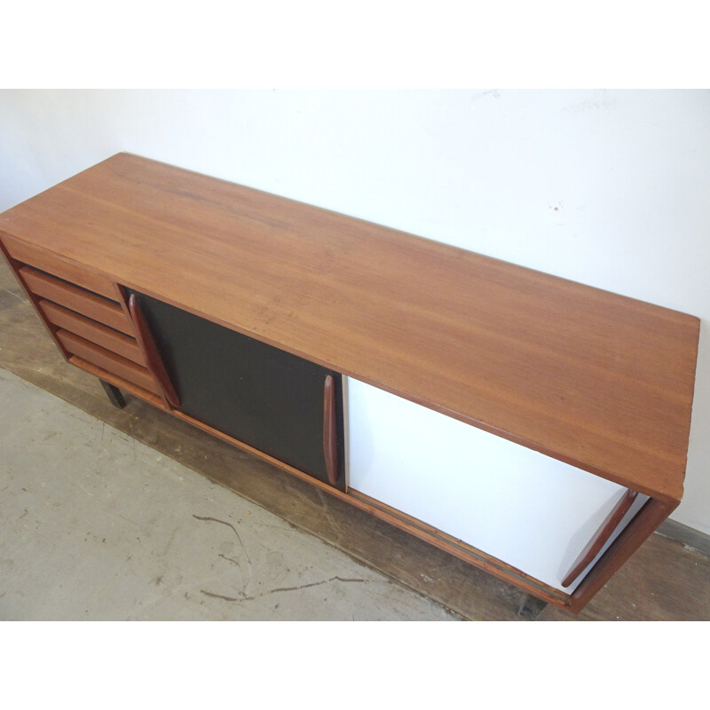 Vintage mahogany sideboard by Charlotte Perriand,1950