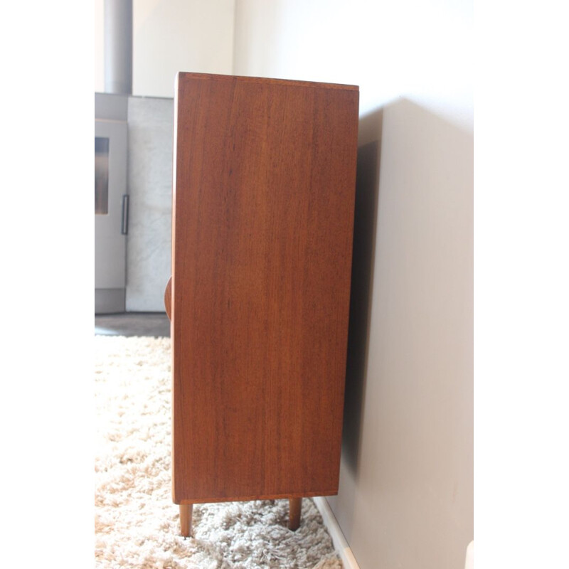 Vintage bookcase in teak from the 60s