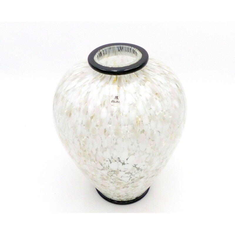 Vintage Italian vase in Murano vintage by Alain Delon,1980