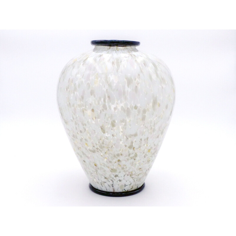 Vintage Italian vase in Murano vintage by Alain Delon,1980