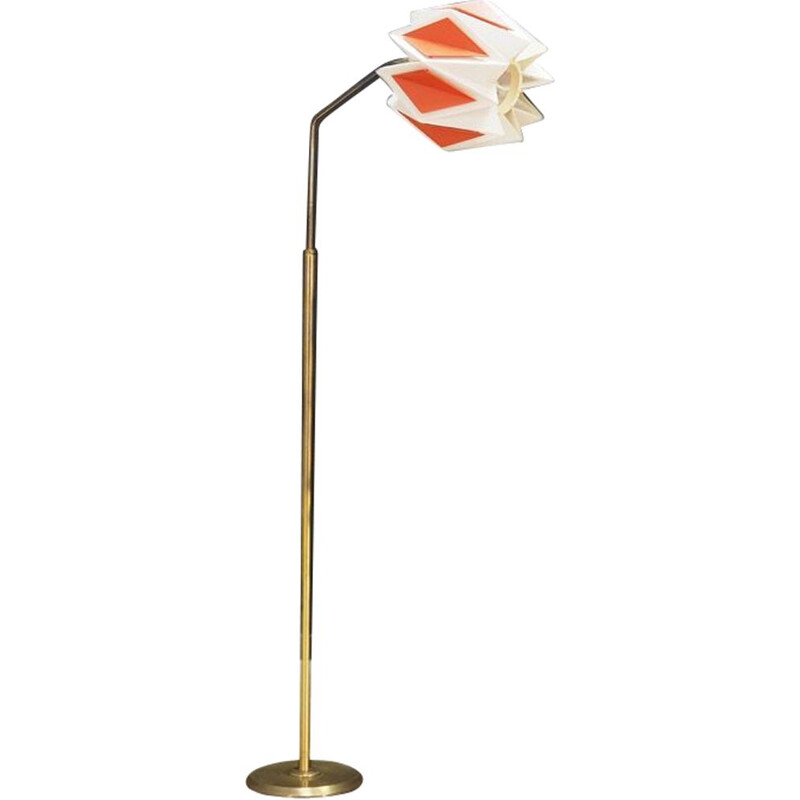 Vintage floor lamp Scandinavian design 1960-70s