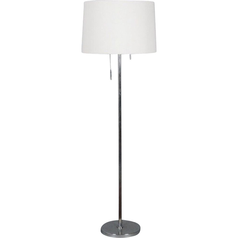 Vintage scandinavian design floor lamp in metal,1960