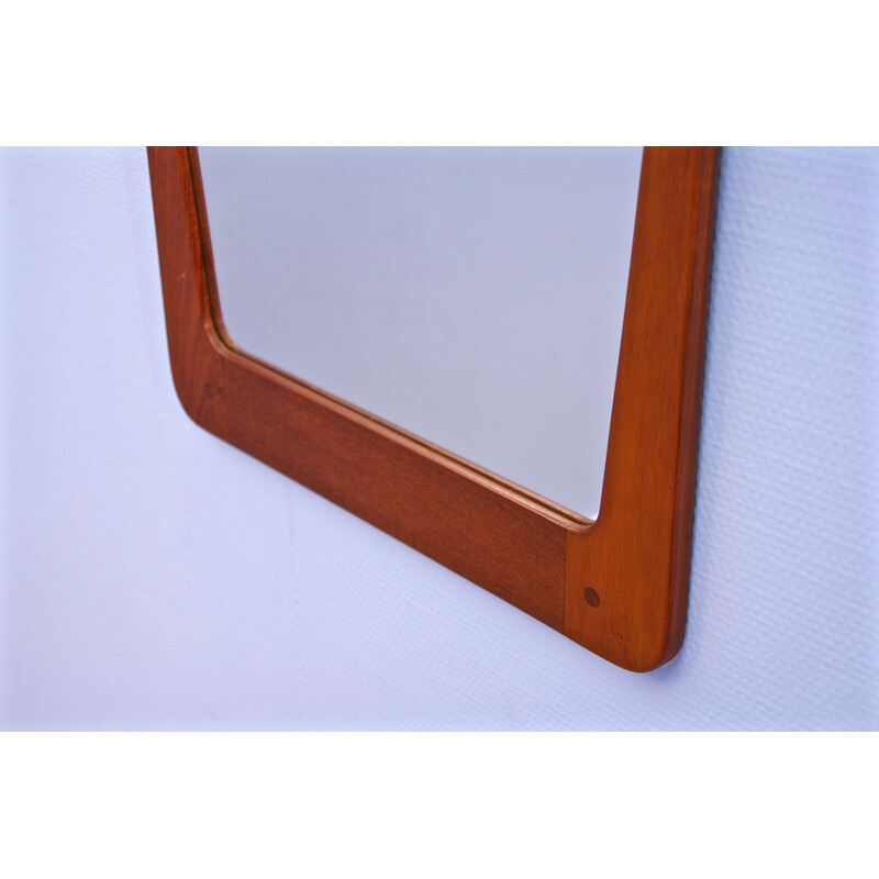 Vintage danish mirror in teak 1960s