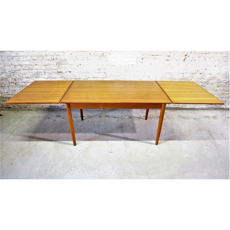 Vintage scandinavian teak table 1960
