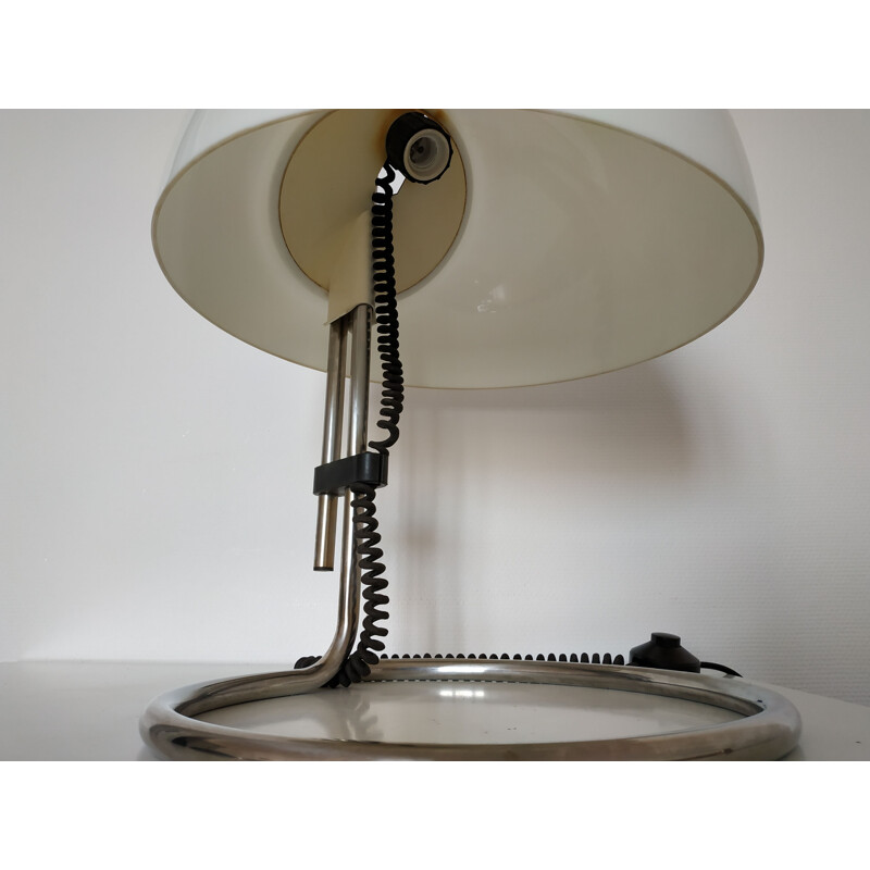 Lampe de table vintage Carlo Santi pour Kartell 1970