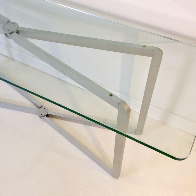 Vintage console table by Michel Boyer for Rouve, 1968, France