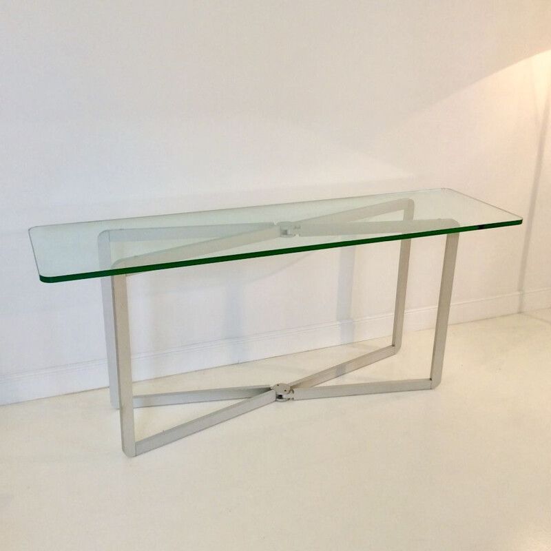 Vintage console table by Michel Boyer for Rouve, 1968, France