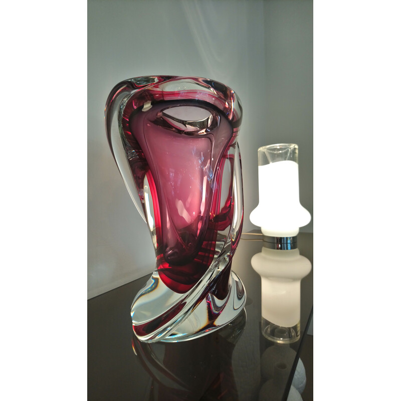 Vintage Murano vase by Walter Furlan for Bisanzio