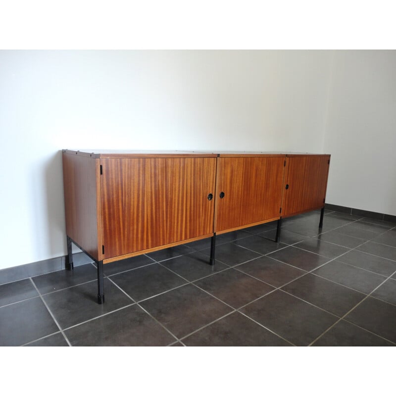 Mahogany and metal sideboard, A.R.P. - 1950s