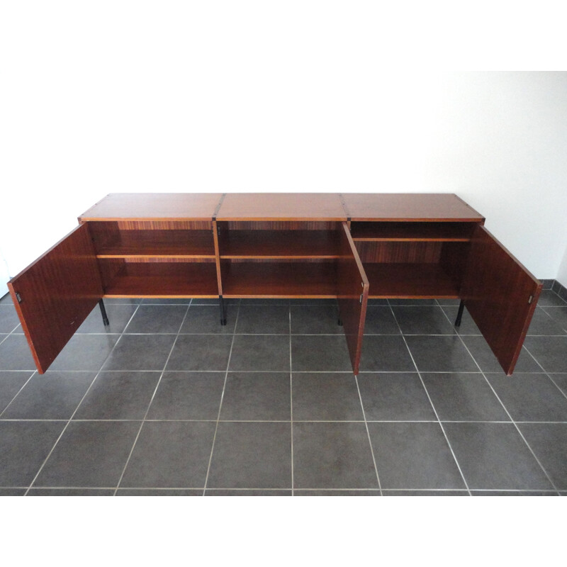 Mahogany and metal sideboard, A.R.P. - 1950s