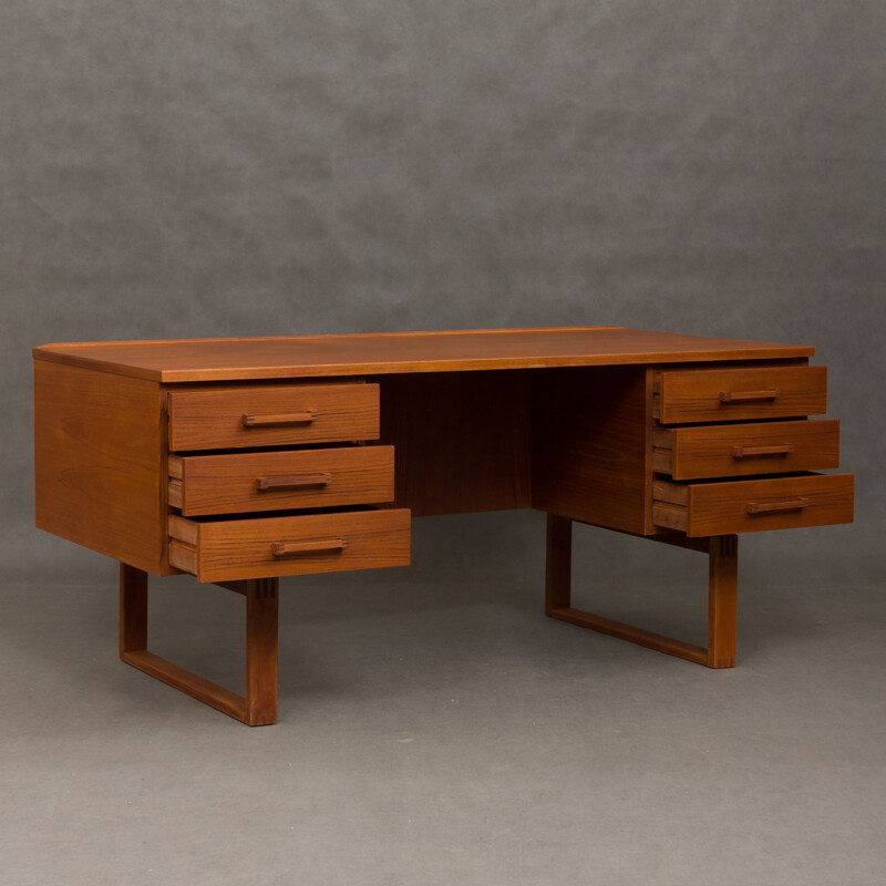 Vintage Henning Jensen and Torben Valeur teak desk 