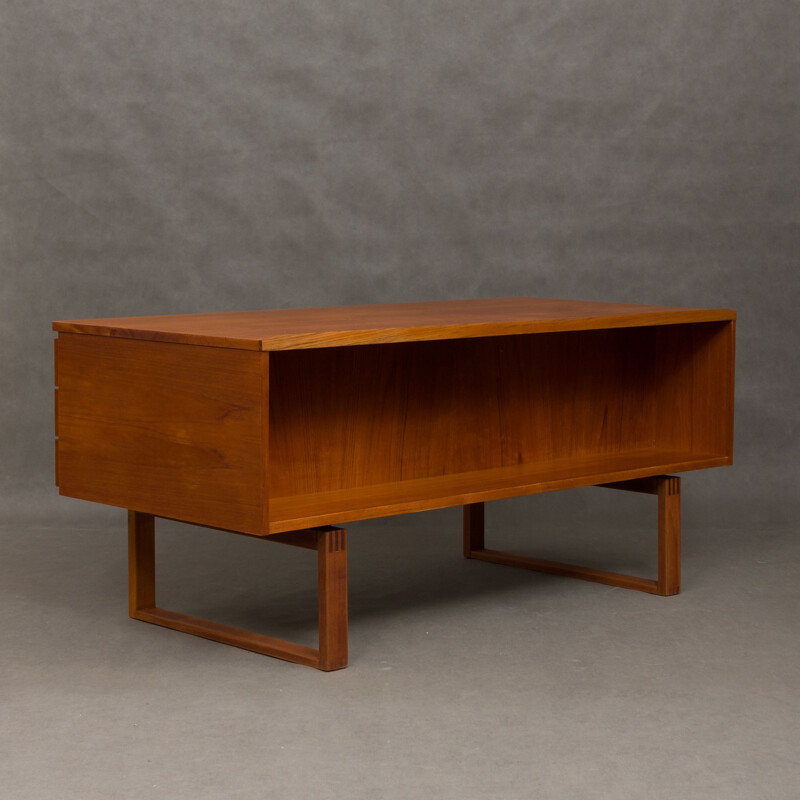 Vintage Henning Jensen and Torben Valeur teak desk 