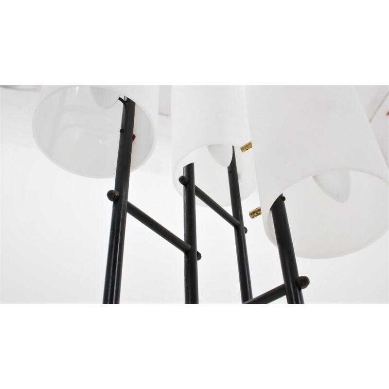 Italian floor lamp in iron by STILUX Milano