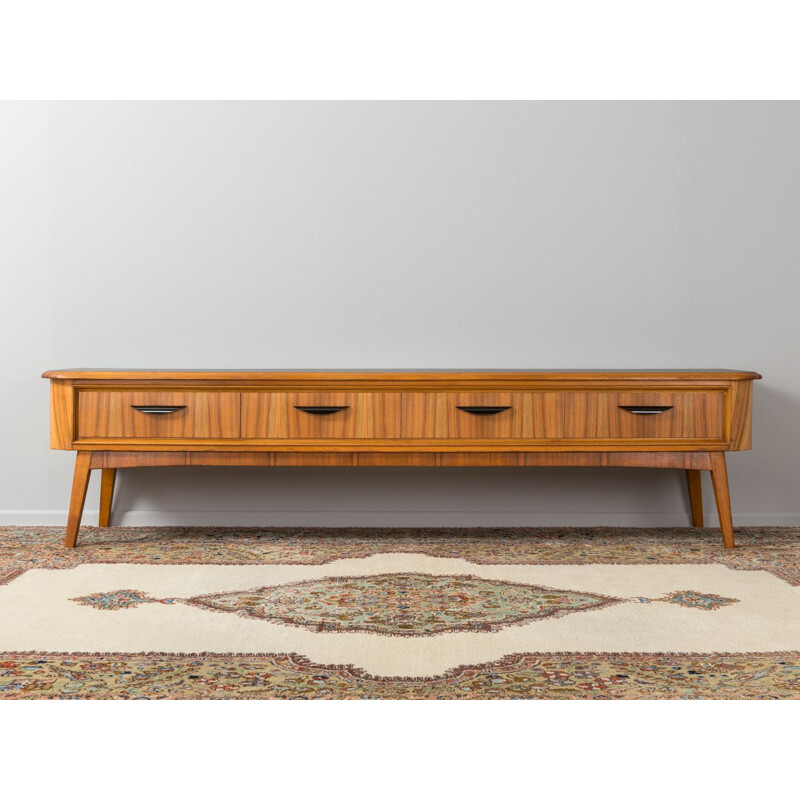 Long sideboard in walnut and formica