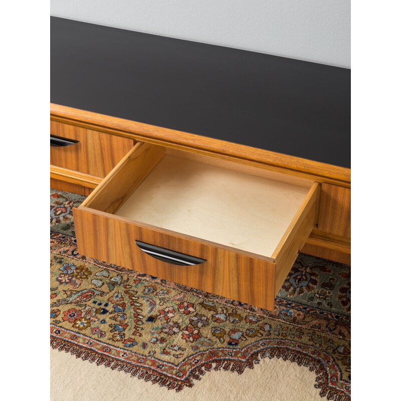 Long sideboard in walnut and formica