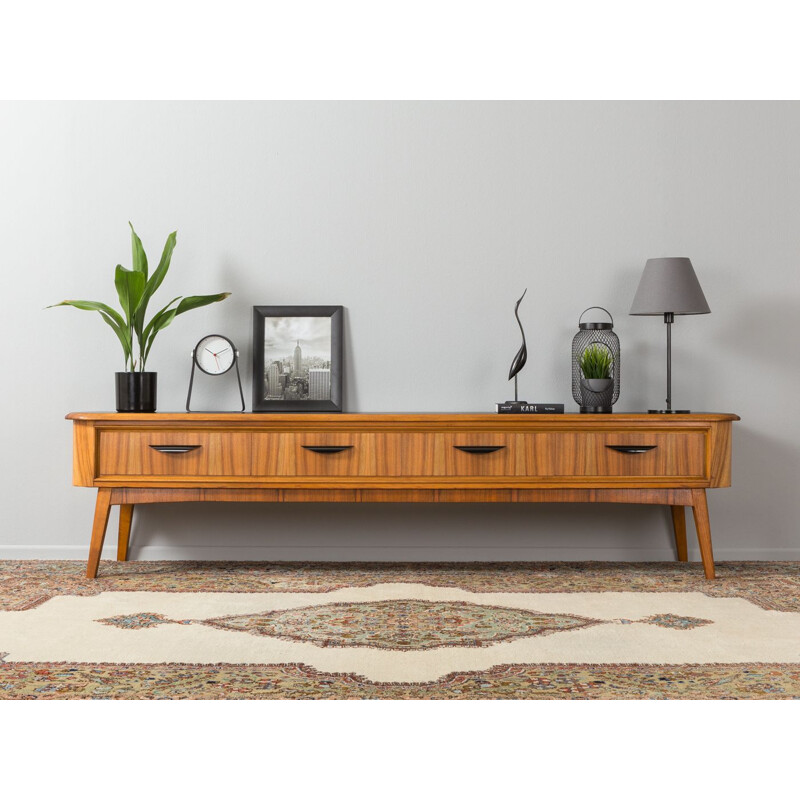 Long sideboard in walnut and formica