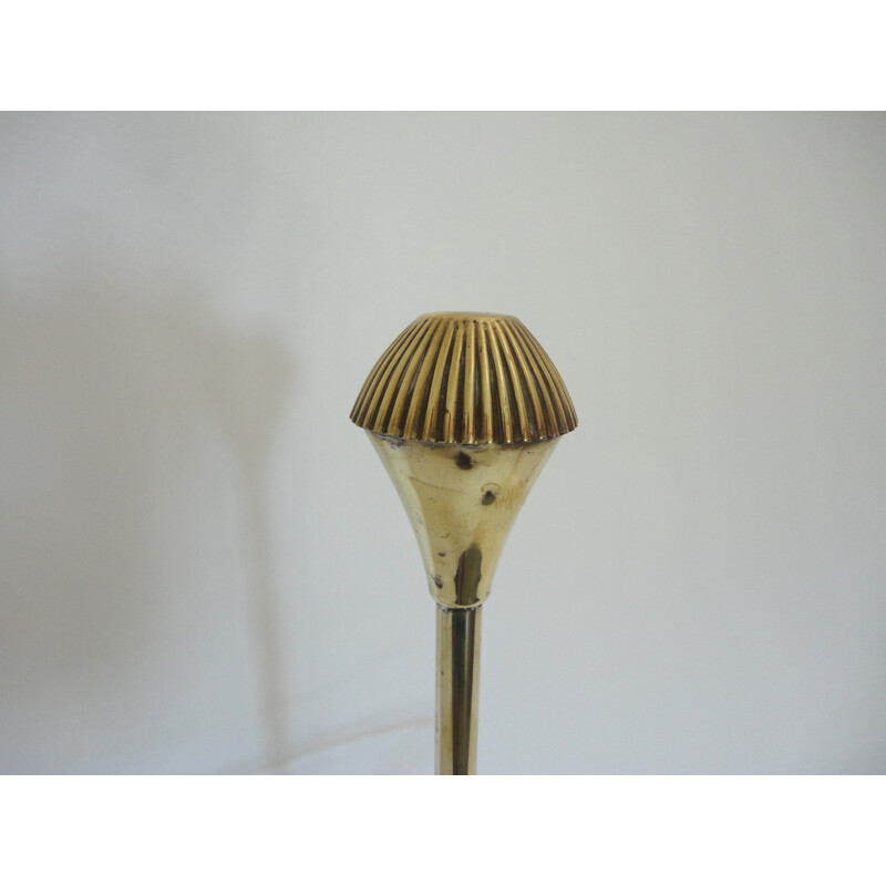 Brass umbrella stand, Mathieu MATEGOT - 1950s