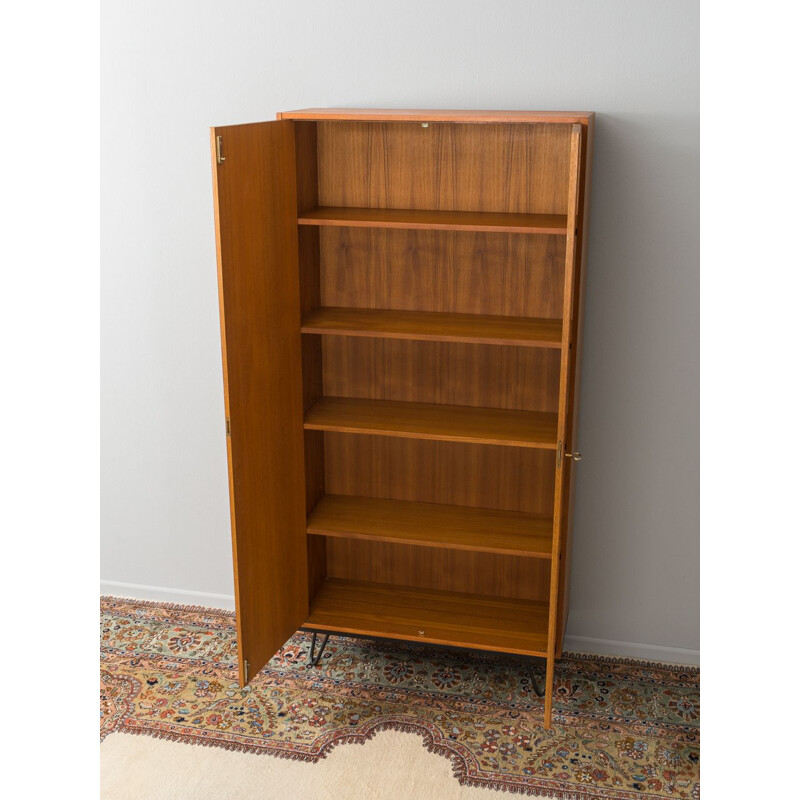 Vintage shoe cabinet in teak by DeWe Deutsche Werkstätten Germany 1960s