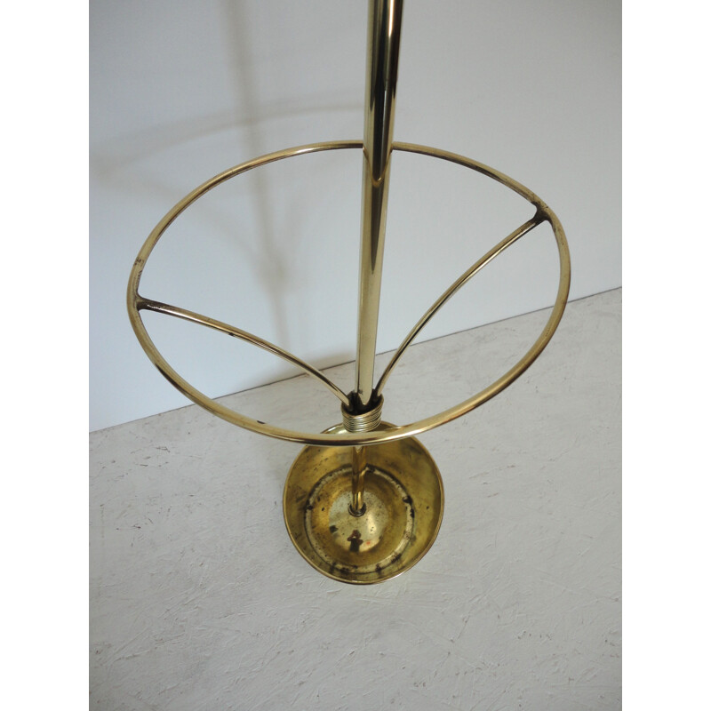 Brass umbrella stand, Mathieu MATEGOT - 1950s