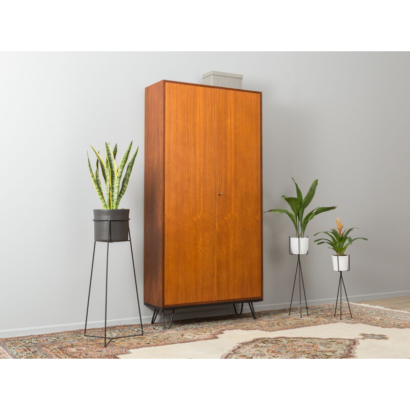 Vintage Wardrobe in teak by DeWe Deutsche Werkstätten Germany 1960s