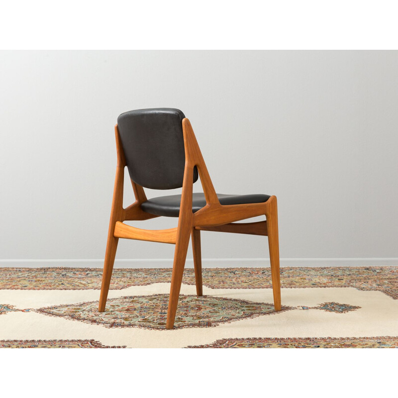 Set of 6 vintage dining chairs Ella by Arne Vodder for Vamo, Denmark 1960s