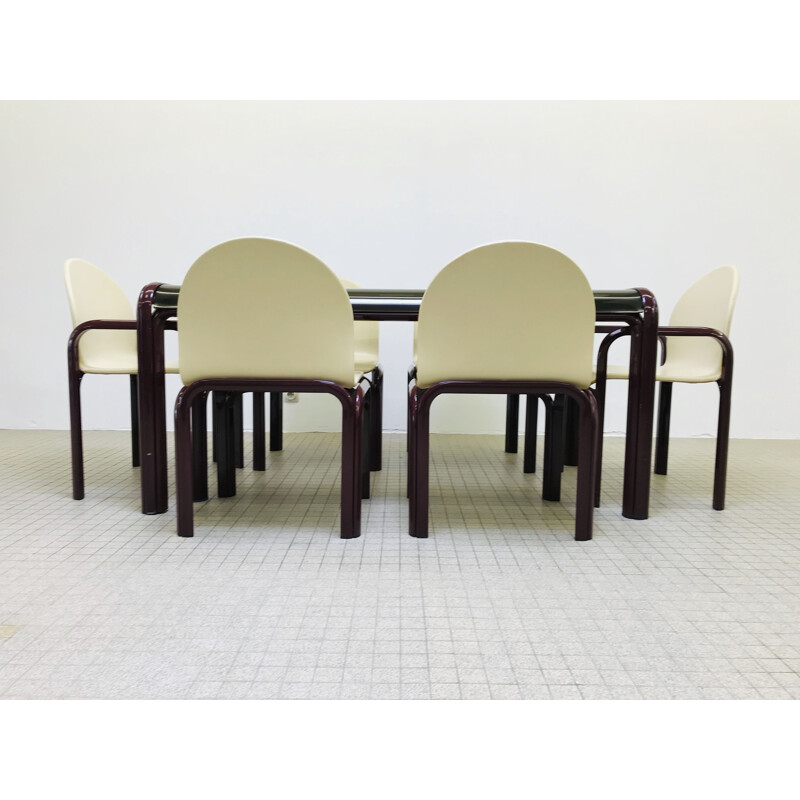Vintage dining set Knoll model 54A by Gae Aulenti 1969