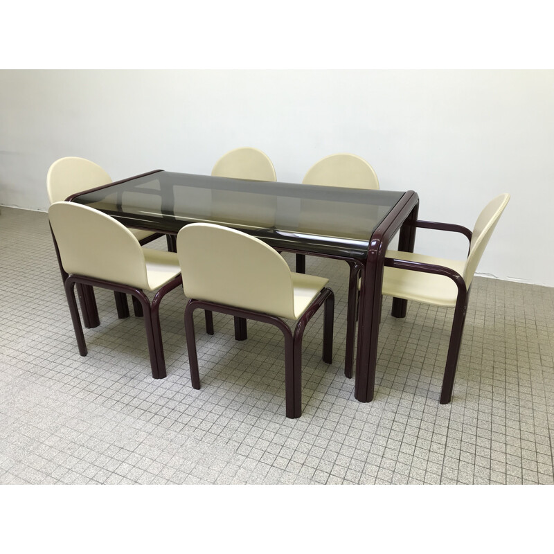 Vintage dining set Knoll model 54A by Gae Aulenti 1969