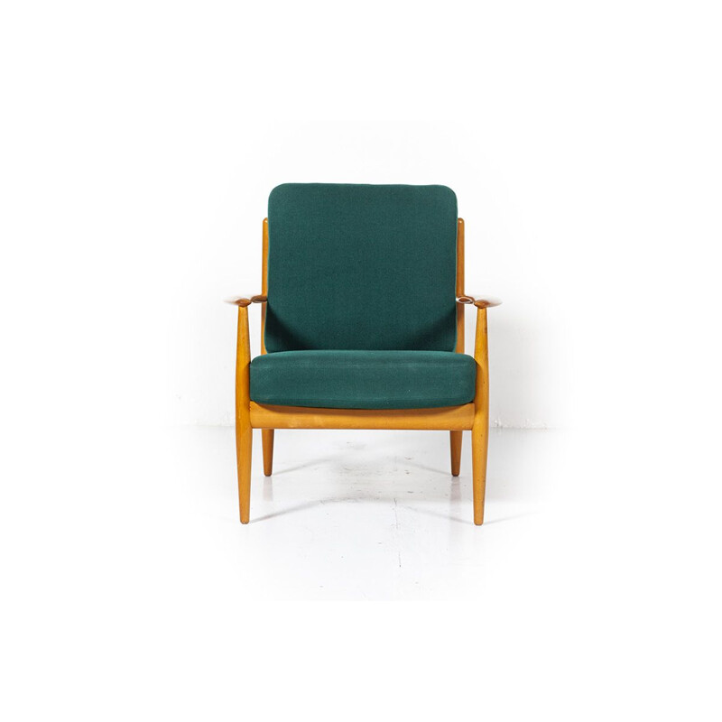 Vintage fauteuil van Grete Jalk voor Poul Jeppesens Møbelfabrik