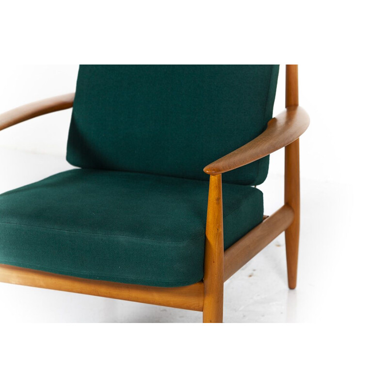 Vintage fauteuil van Grete Jalk voor Poul Jeppesens Møbelfabrik