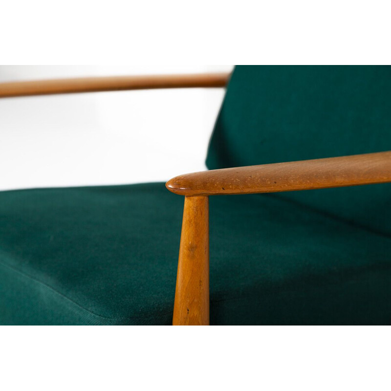 Vintage fauteuil van Grete Jalk voor Poul Jeppesens Møbelfabrik