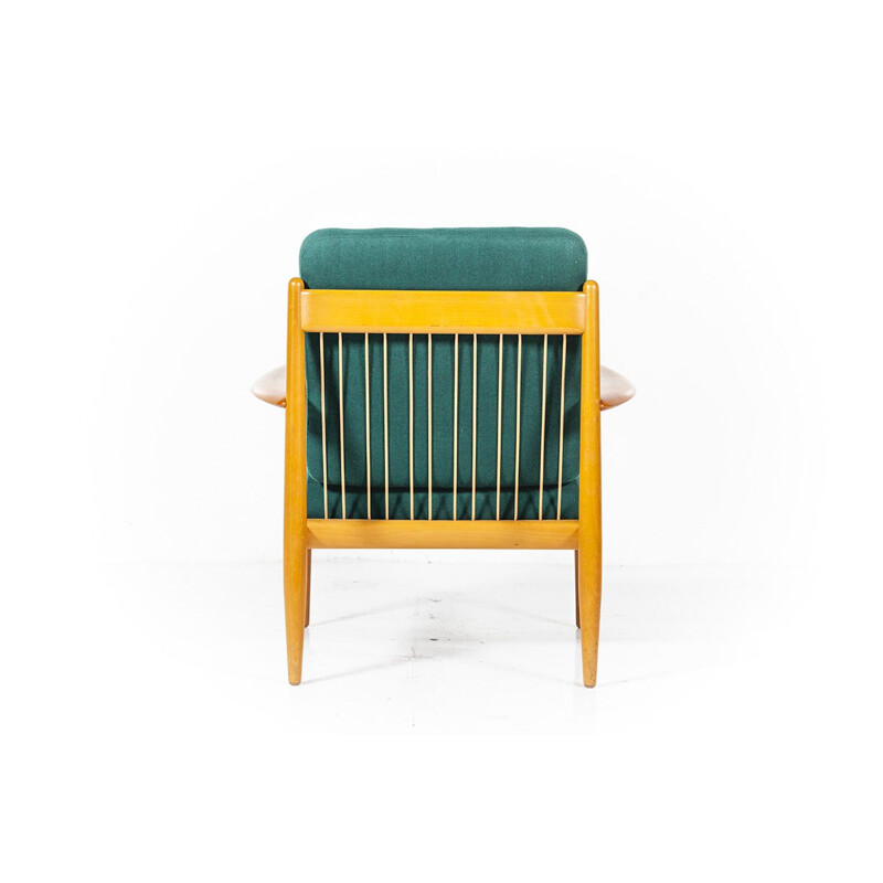 Vintage fauteuil van Grete Jalk voor Poul Jeppesens Møbelfabrik