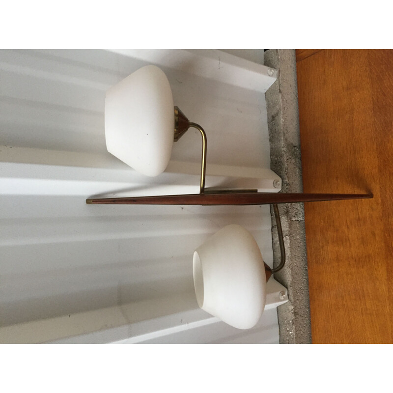 Vintage wall lamp white by Arlus