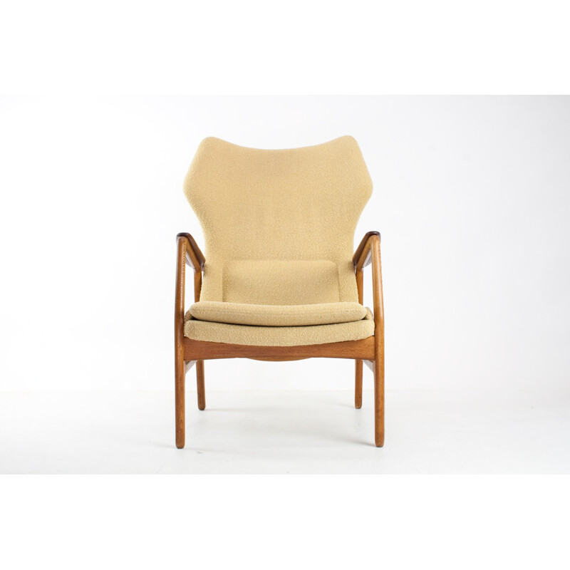 Armchair in wood and fabric, Aksel Bender MADSEN - 1960s