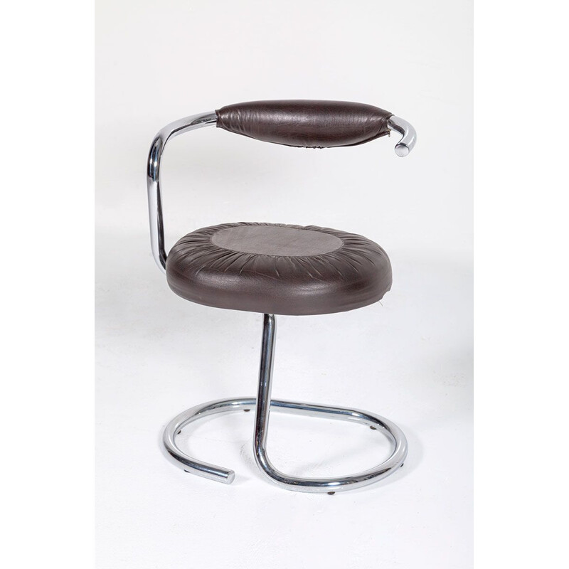 6 chaises à repas vintage "Cobra" par Giotto Stoppino pour Kartell,1970