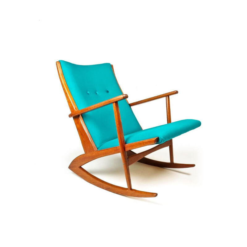 Vintage Danish rocking chair  by Holger Georg Jensen, 1950