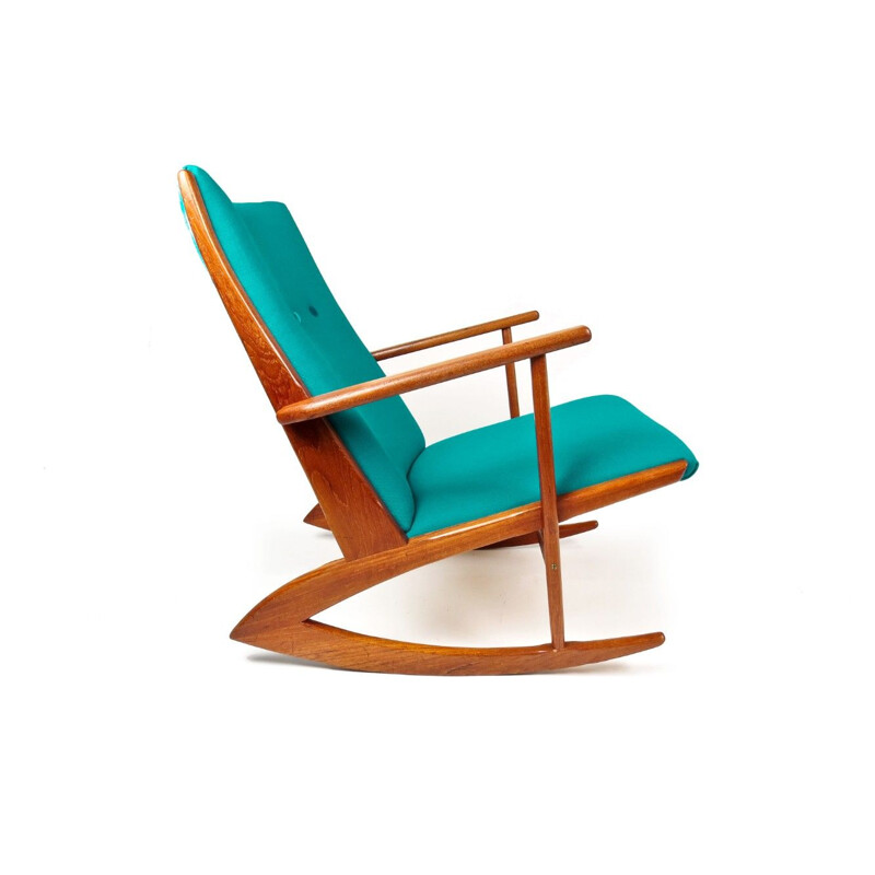 Vintage Danish rocking chair  by Holger Georg Jensen, 1950