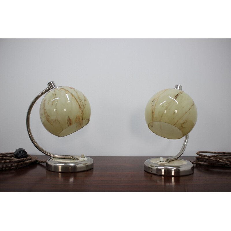 Vintage Pair of table lamps,1950