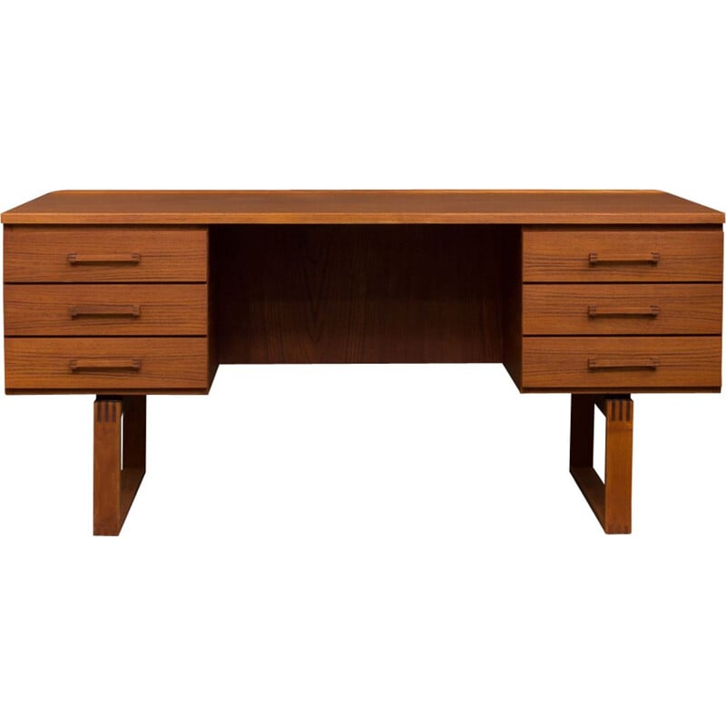 Vintage Henning Jensen and Torben Valeur teak desk 