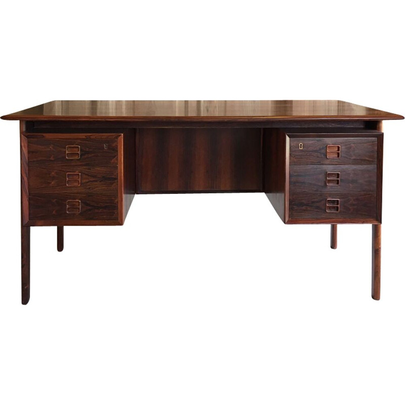 Vintage desk in rosewood by Arne Vodder 1960