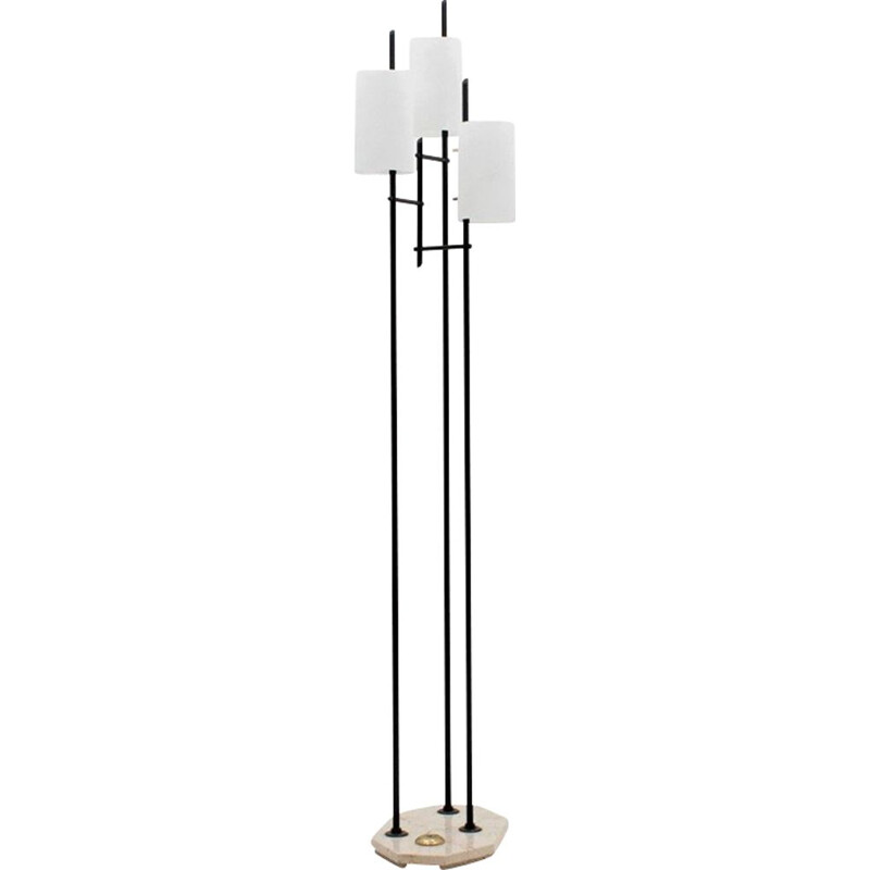 Italian floor lamp in iron by STILUX Milano