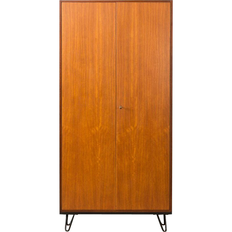 Vintage Wardrobe in teak by DeWe Deutsche Werkstätten Germany 1960s