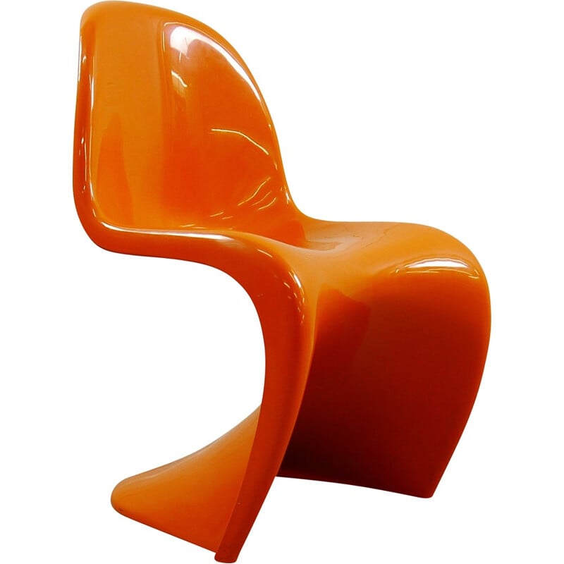 Orange Panton chair, Verner PANTON - 1970s