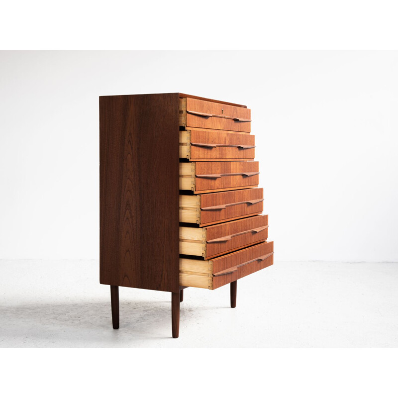 Vintage chest of drawers in teak Danish 1960s