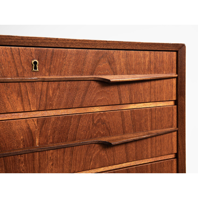 Vintage chest of drawers in teak Danish 1960s