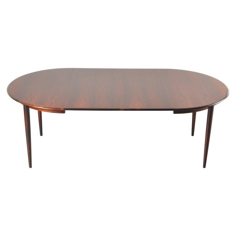 Vintage Dining Table Extendable Arne Vodder for Sibast, Denmark 1960s