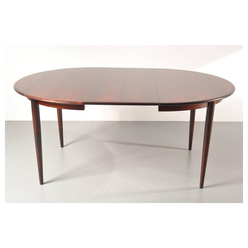 Table à repas vintage extensible Arne Vodder pour Sibast, Danemark années 1960