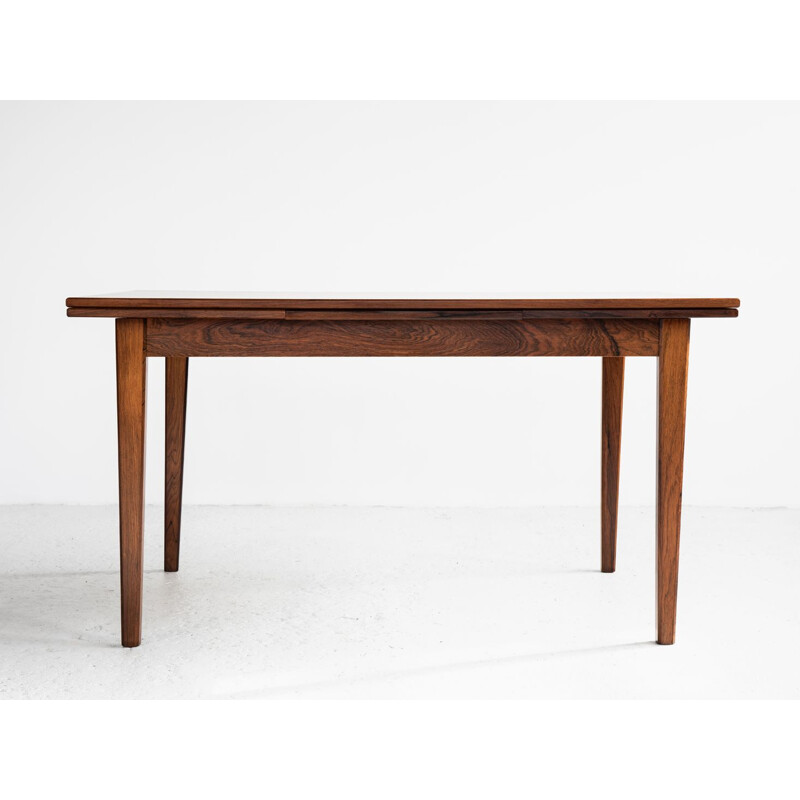 Vintage dining table in rosewood with extensions Danish 1960s