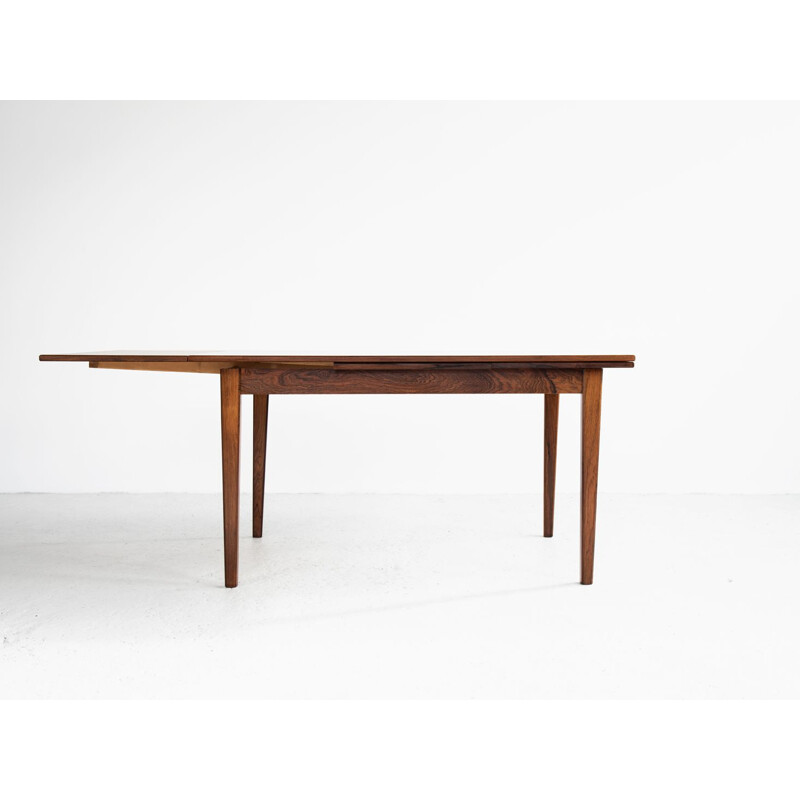 Vintage dining table in rosewood with extensions Danish 1960s