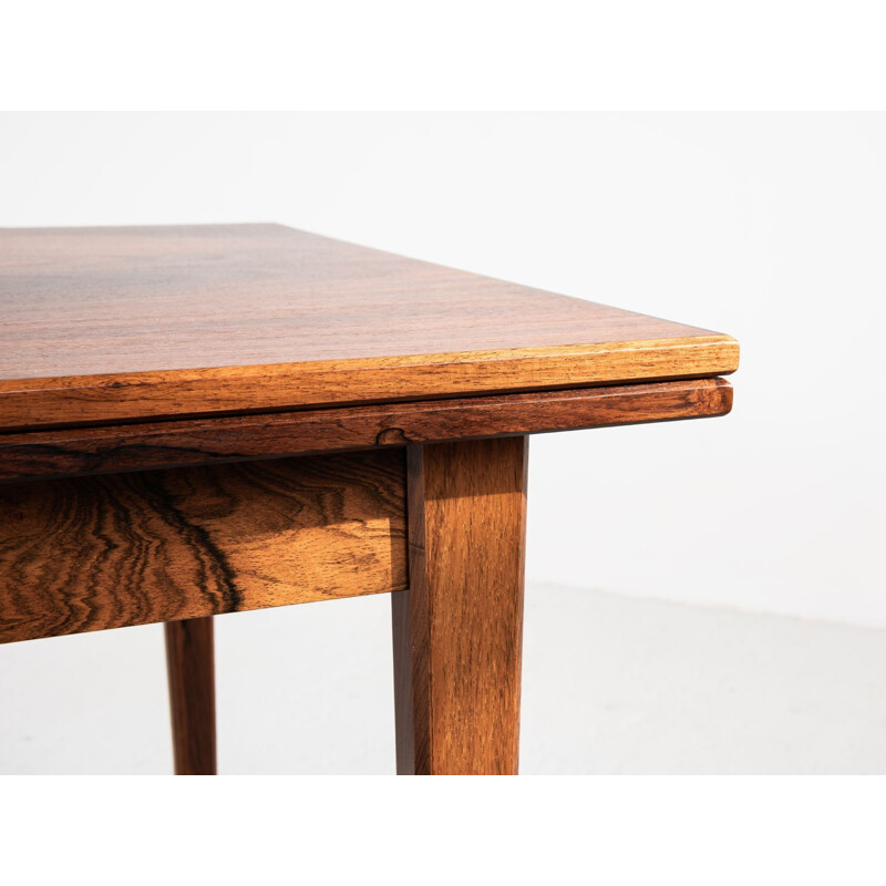 Vintage dining table in rosewood with extensions Danish 1960s