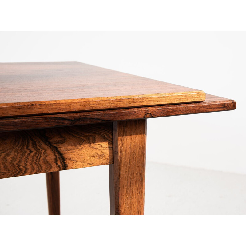 Vintage dining table in rosewood with extensions Danish 1960s